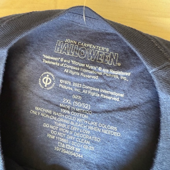 Halloween John Carpenters Horror Movie T Shirt Michael Myers Size 2XL - Picture 5 of 8